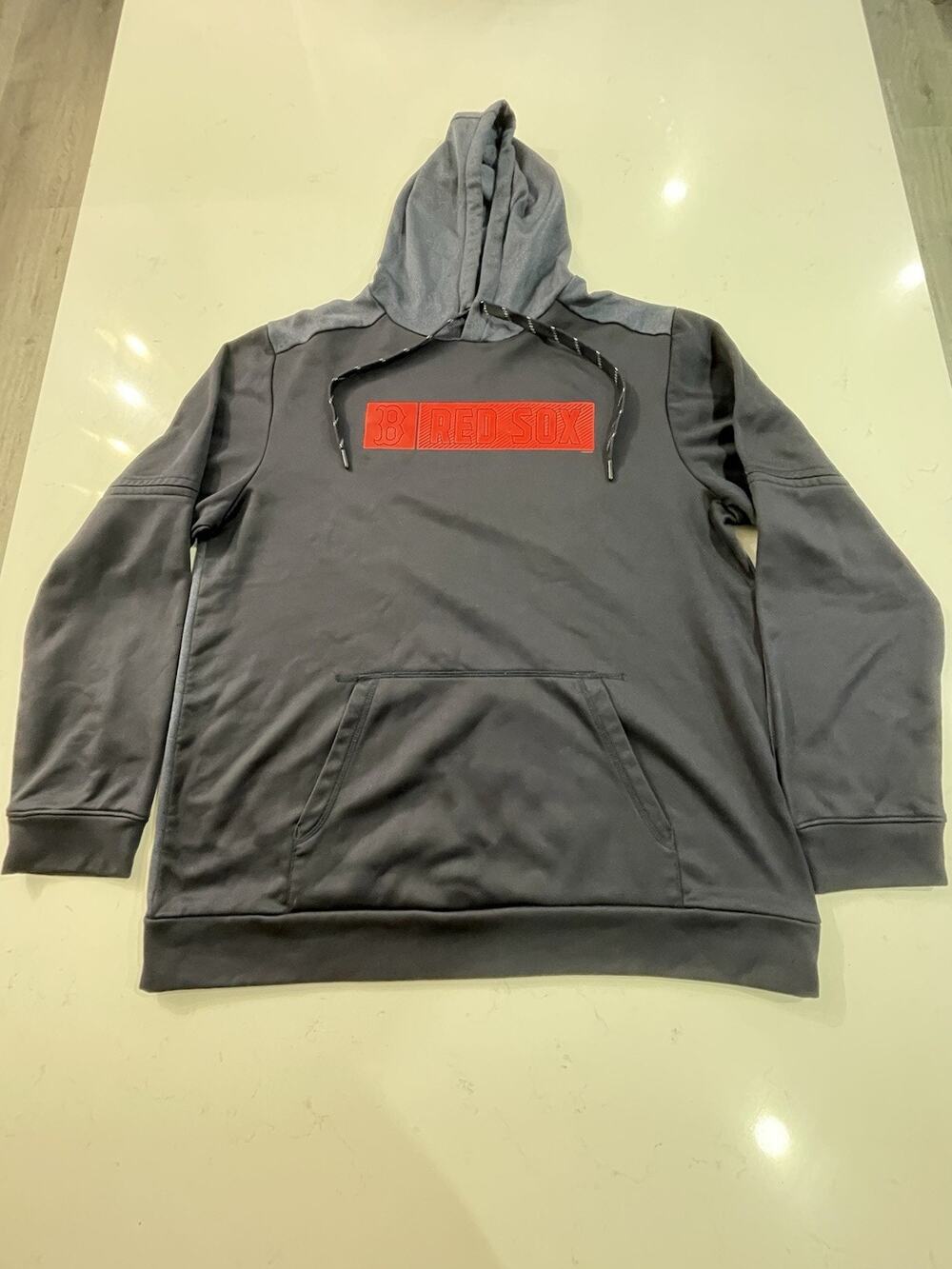 MLB Genuine Merchandise Boston Red Sox Hoodie Mens XL Gray Two Tone Sweatshirt⁠